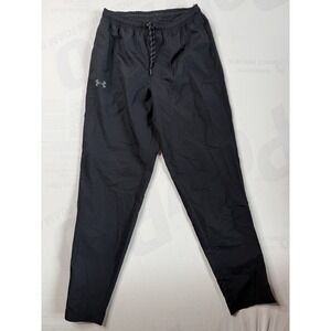 Under Armour Womens Black Polyester Mesh Lined Activewear Pants Sz small